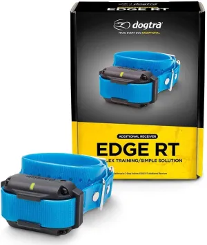 Dogtra Edge RT Additional Receiver Long Range High-Output 1-Mile Waterproof 3-Dog Expandable Remote Dog Training E-Collar with Combination Boost Control for Professionals
