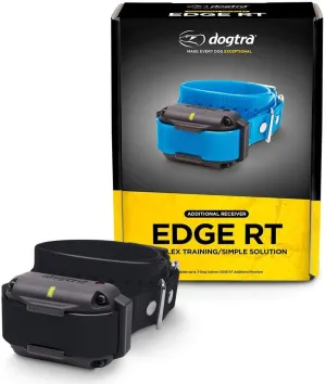 Dogtra Edge RT Additional Receiver Long Range High-Output 1-Mile Waterproof 3-Dog Expandable Remote Dog Training E-Collar with Combination Boost Control for Professionals