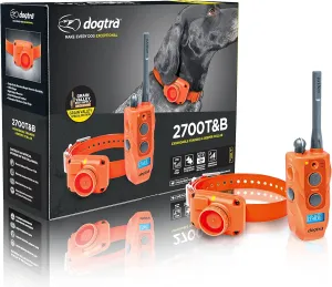 Dogtra GV 2700T&B Long Range 1-Mile 1-Dog Training & Beeper Remote Dog Training E-Collar for Upland Gun Dog - Grain Valley Edition - Exclusive Orange Color