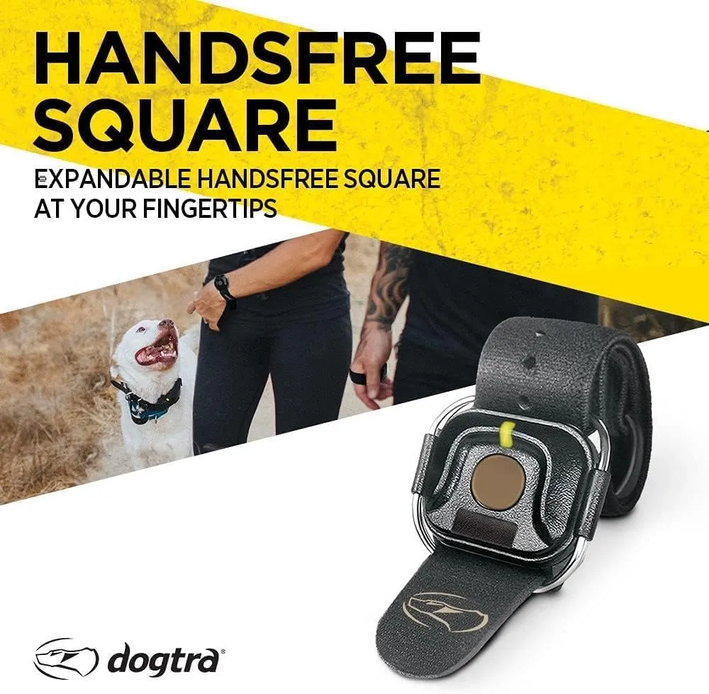 Dogtra HANDSFREE Square Expandable Remote Dog Training Device for Discreet Control Ergonomic Compatible with HANDSFREE Plus Models