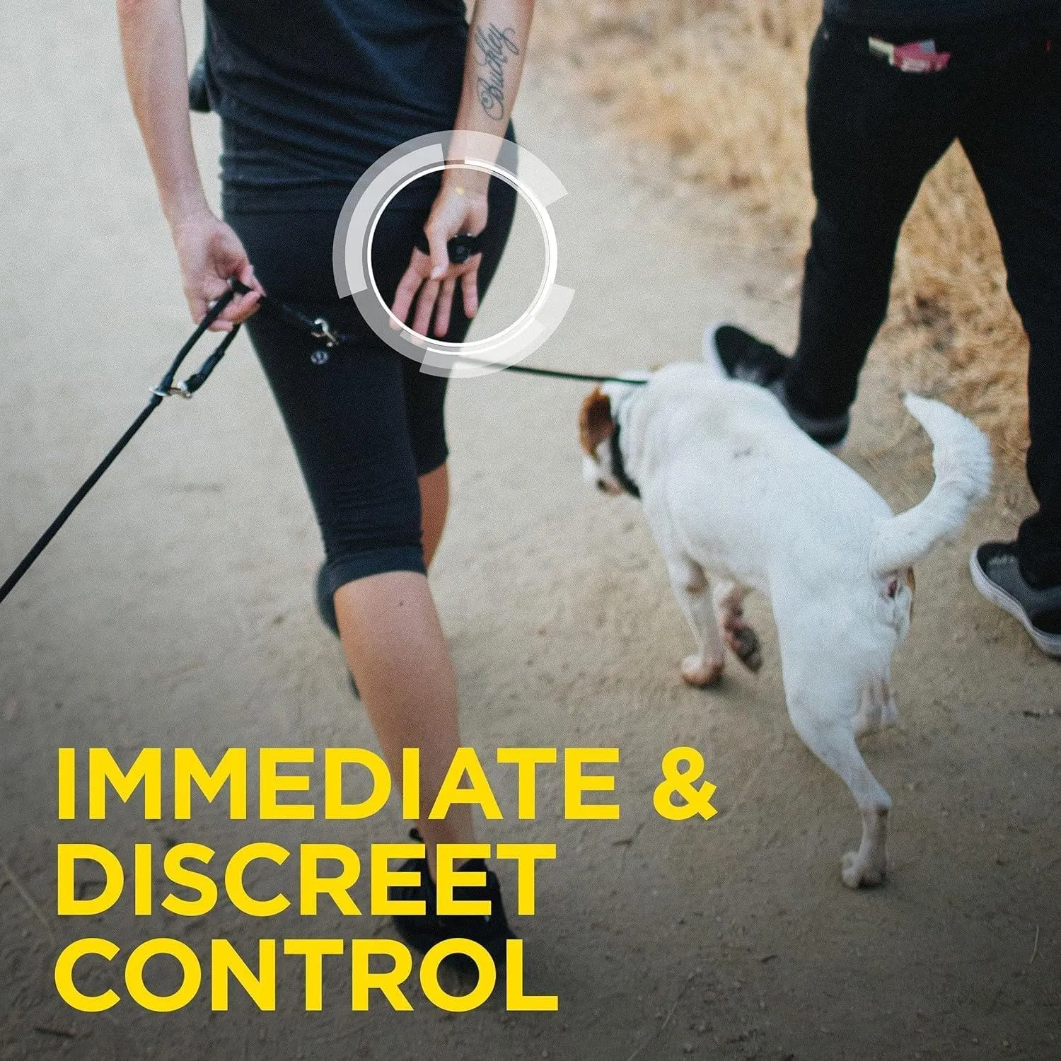 Dogtra HANDSFREE Square Expandable Remote Dog Training Device for Discreet Control Ergonomic Compatible with HANDSFREE Plus Models