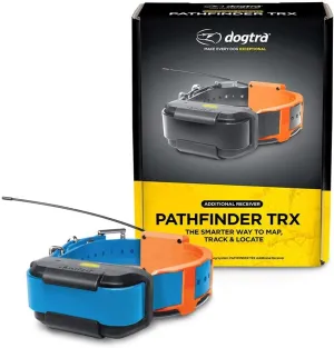 Dogtra Pathfinder TRX Additional Receiver 9-Mile 21-Dog Expandable Waterproof Smartphone GPS-Only Tracking Collar with 2-Second Update Rate, No Subscription Fee, Free Satellite Map