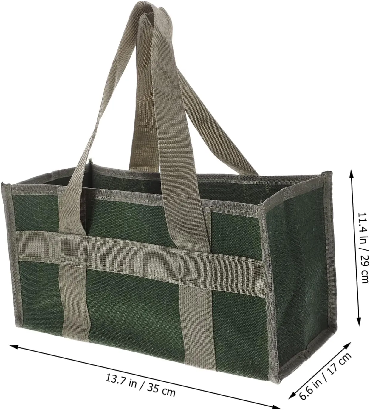 DOITOOL Tool Storage Bag Canvas Handbag Canvas Tote Canvas Tool Bag Garden Tool Bag Electrician Tool Pouch Reman