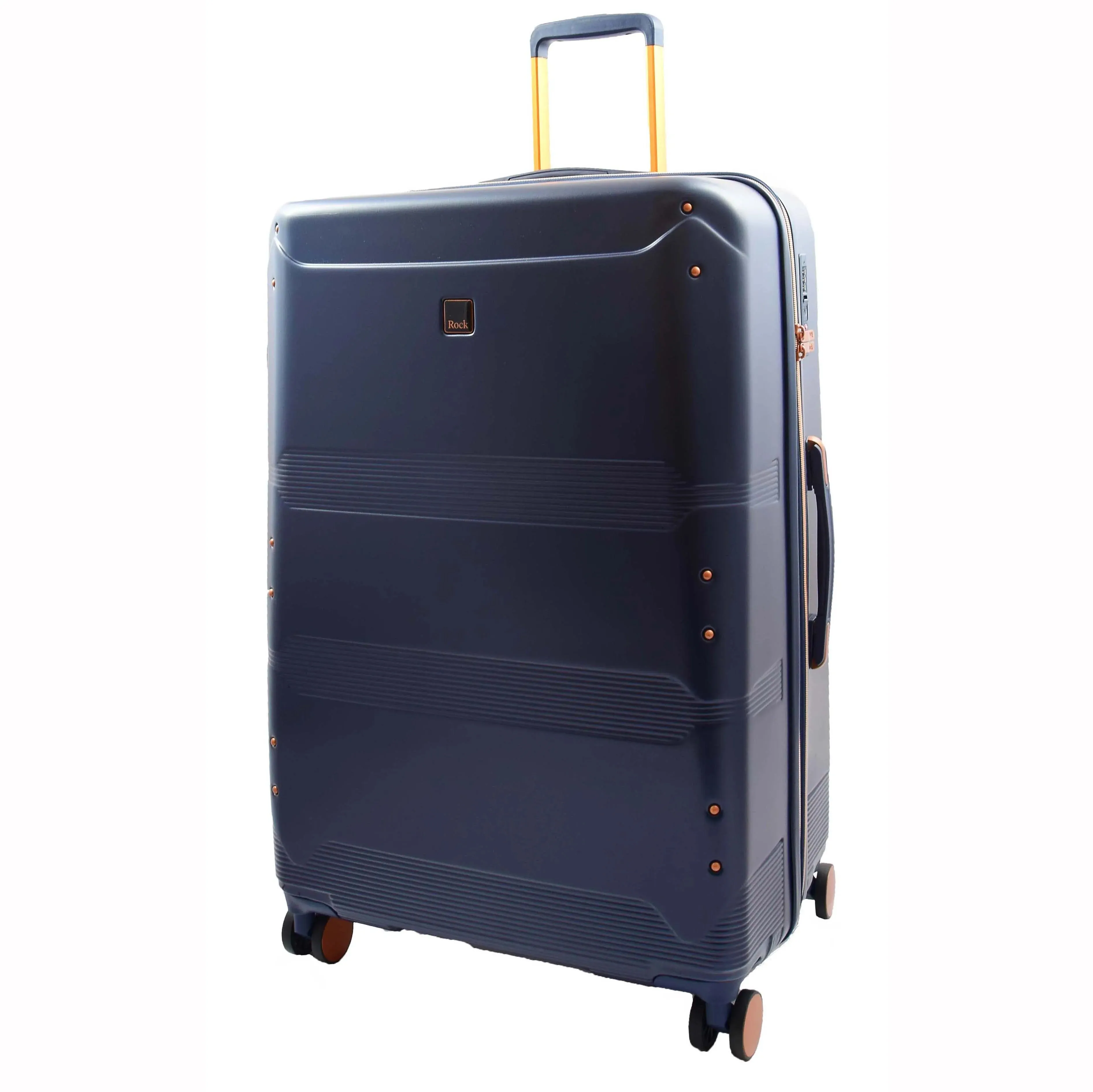 DR513 Expandable Travel Luggage With 8 Wheels Navy