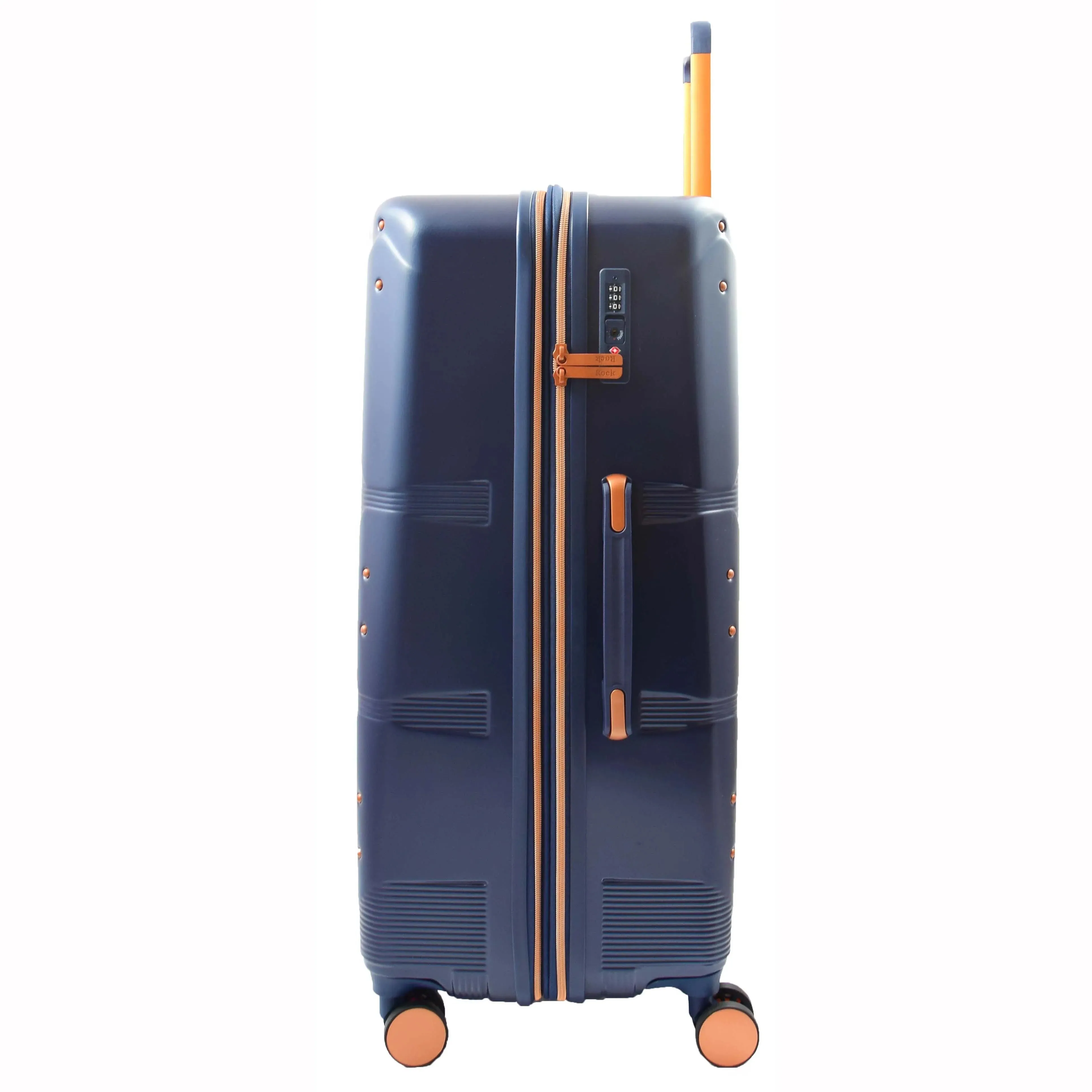 DR513 Expandable Travel Luggage With 8 Wheels Navy