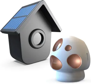Driveway Alarm- HTZSAFE 1/2 Mile Long Range Outdoor Weatherproof Solar Wireless Motion Sensor&Detector-Portable Receiver Has Long Last Backup Battery- DIY Security Alert System for Home&Property