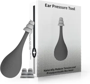 Ear Pressure Relief Device, Ear Pressure Tool, Migraine Ear Pressure Relief Device Naturelly Reduce Tension and Pressure Inside The Head