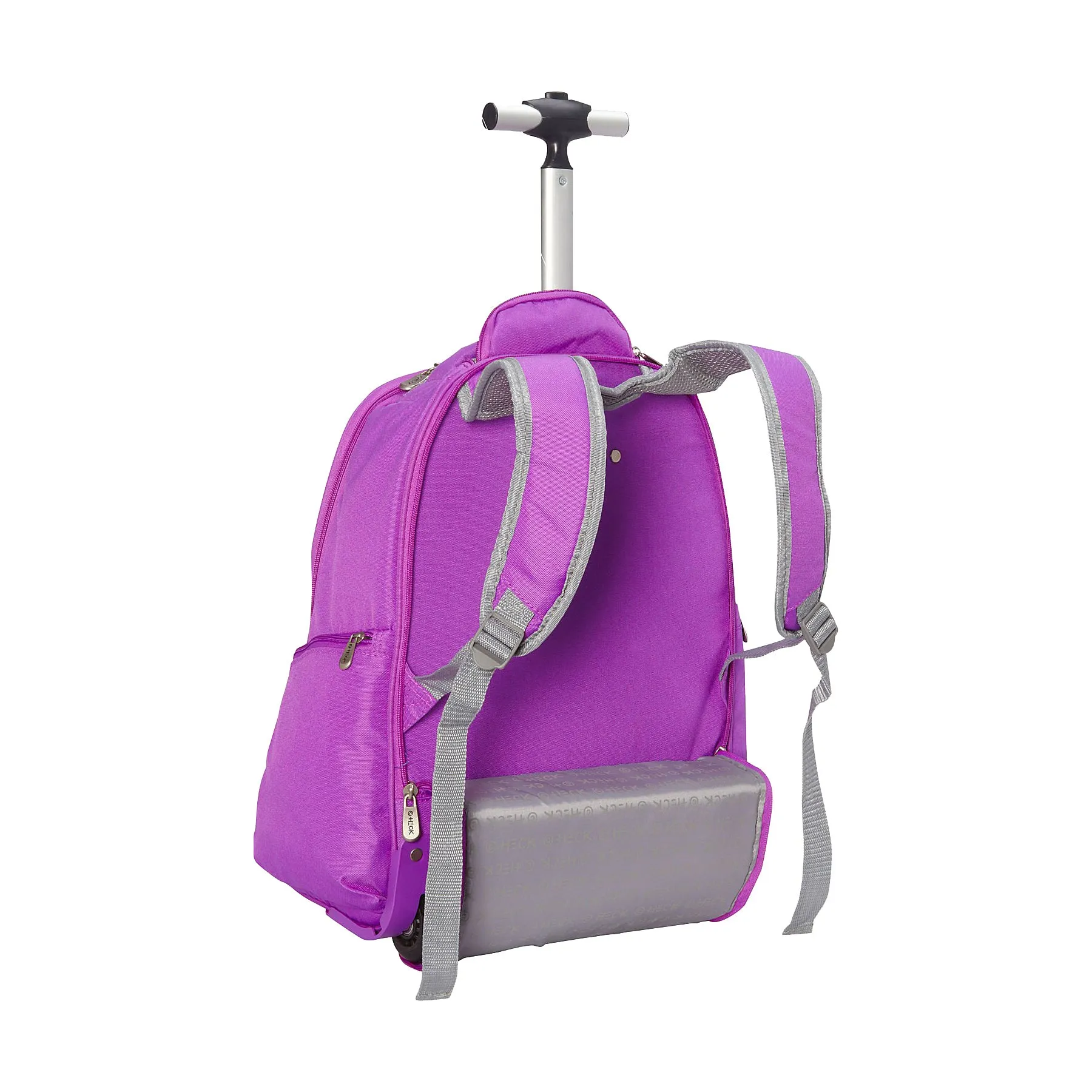Ed Heck Lightweight 5-PC Spinner Luggage Set Purple-Money Doggie One Size U1
