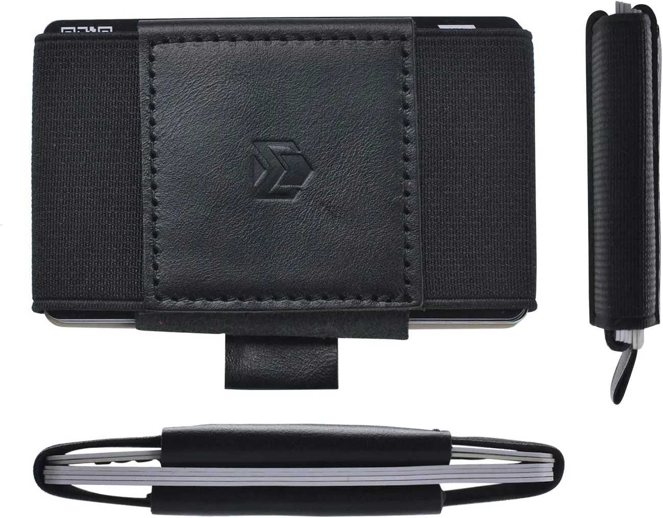 Elastic Slim Wallet - Small Minimalists Slim Front Pocket Credit Card Holder for Men & Women