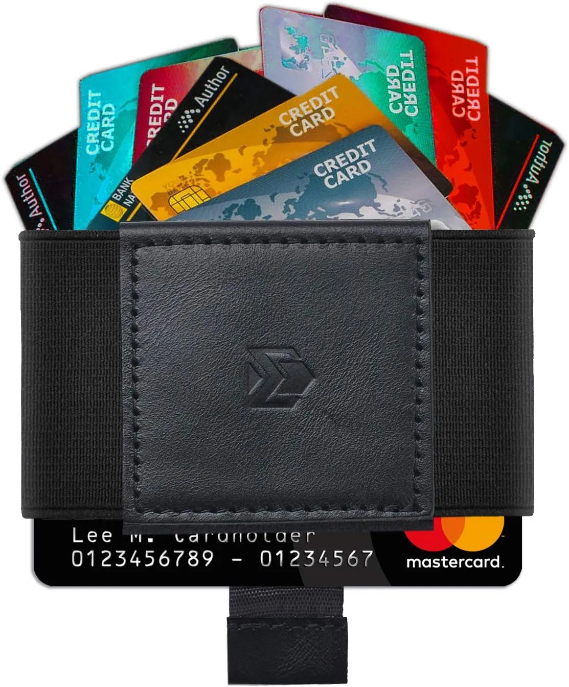 Elastic Slim Wallet - Small Minimalists Slim Front Pocket Credit Card Holder for Men & Women