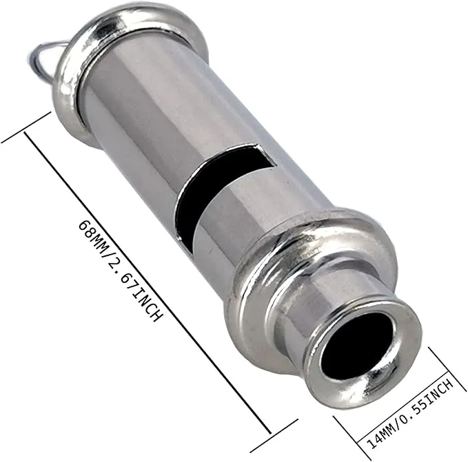Emergency Whistle with Lanyard Safety Whistle Camping Hike Rescue Signal Survival Whistle