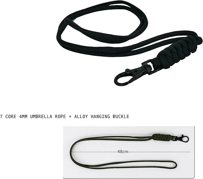 Emergency Whistle with Lanyard Safety Whistle Camping Hike Rescue Signal Survival Whistle