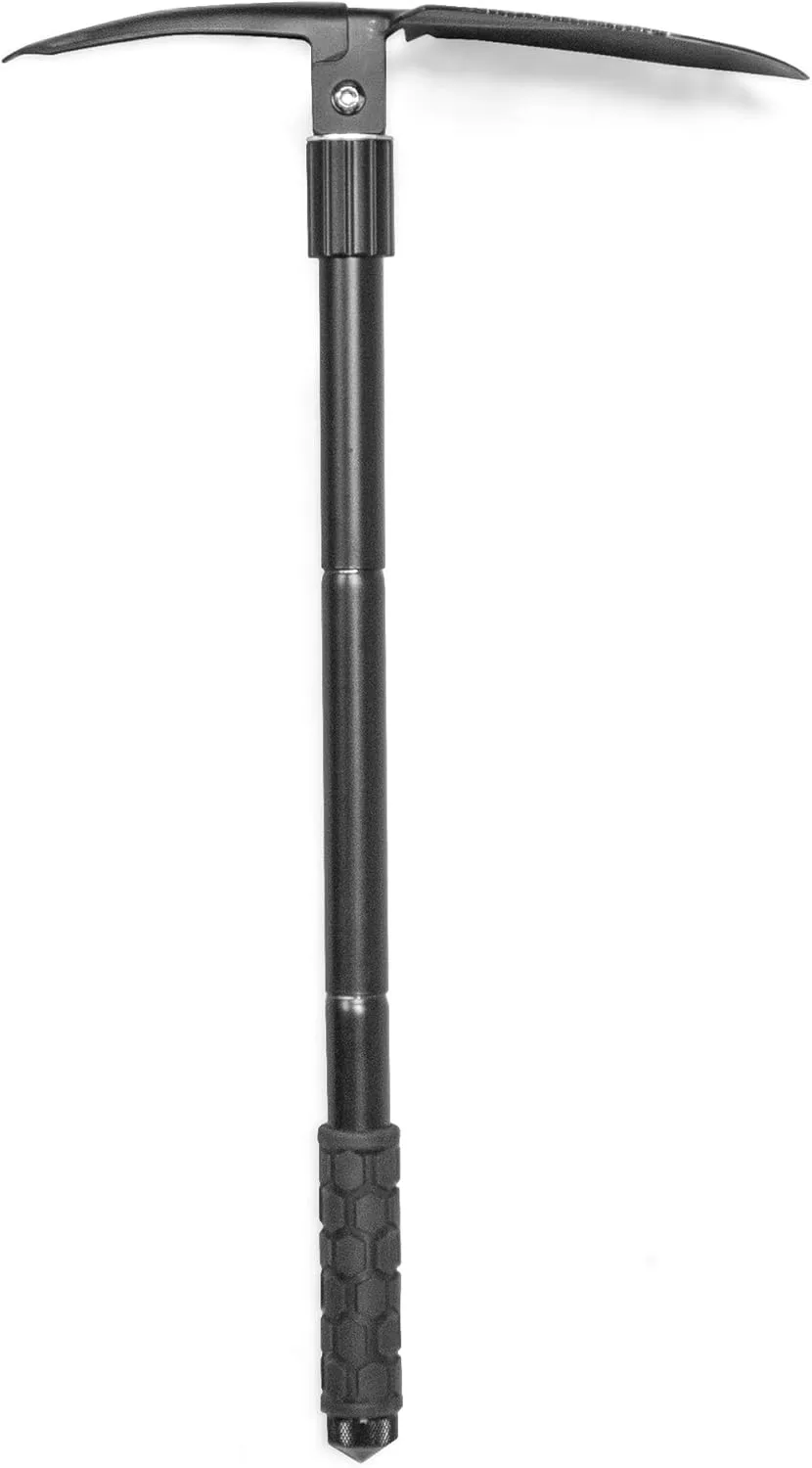 Emergency Zone 12-in-1 Collapsible Folding Shovel | Military 19.5 Inch Survival Shovel | Multitool with Carrying Case | Great for Hiking, Camping, Backpacking, Gardening, to Keep in Your Car | 2 Pack