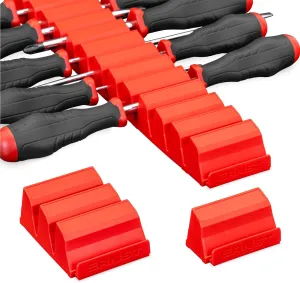 Ernst Manufacturing Screwdriver Pro - Modular Screwdriver Organizer for 26 Tools with Anti-Slip Base, Red - Made in the USA