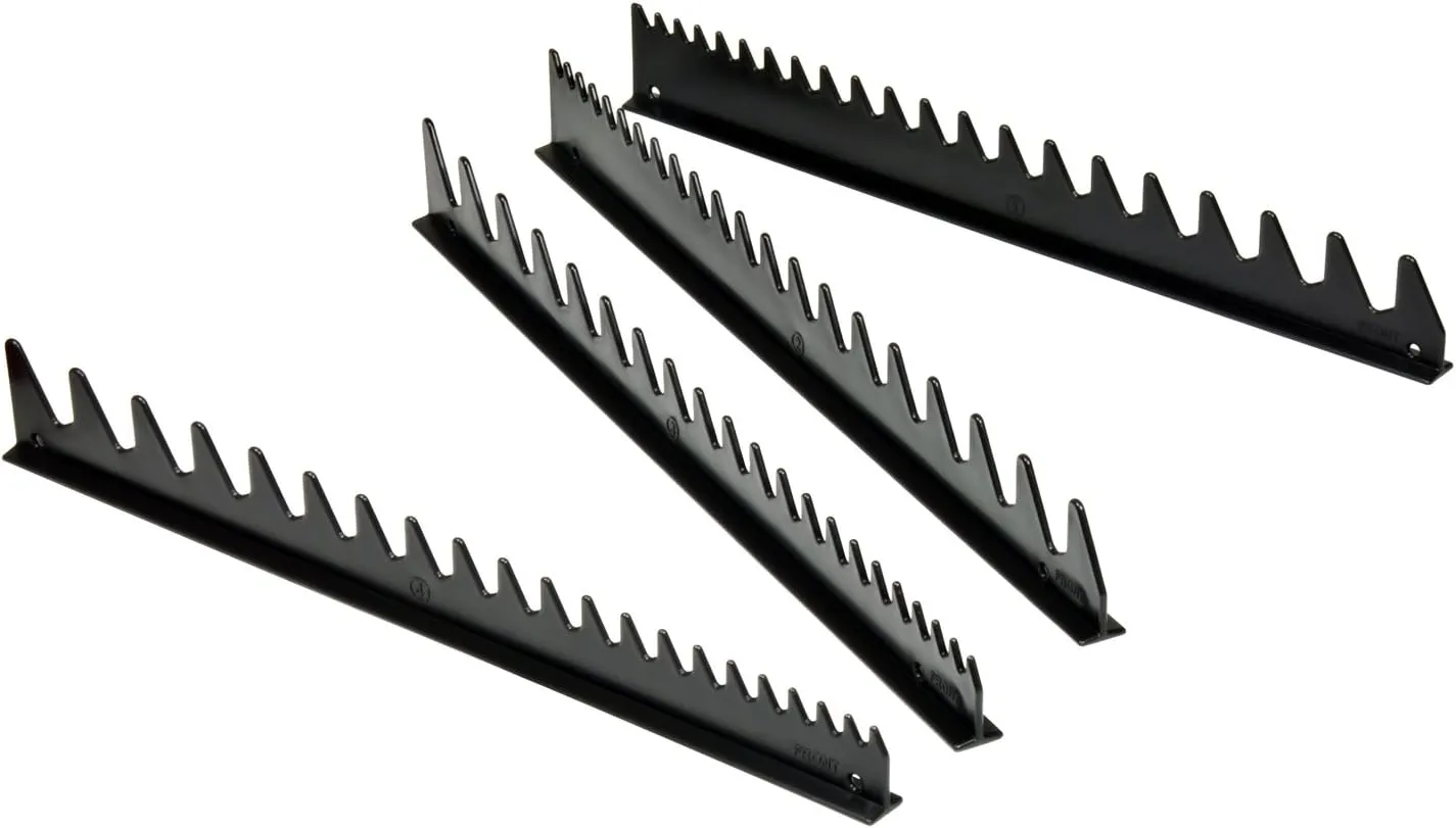 Ernst Manufacturing Wrench Rail Set, 40 Tool, Black (6015-Black)