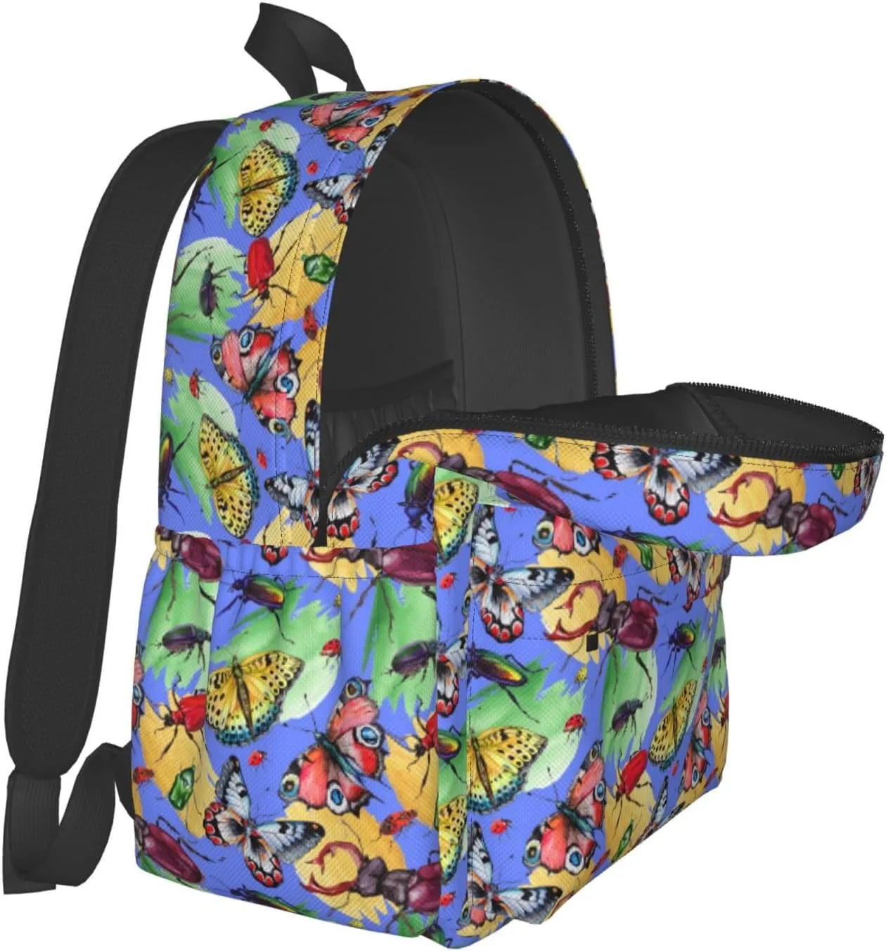 Exotic Beetle Wild Insect In A Watercolor Style Isolated Laptop Backpack Shoulder Bag Laptop Pack Travel Backpacks Commuter Back Pack Casual Daypack Bags With Side Pockets