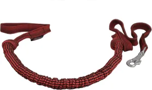 Expandable Bungee Shock Absorbing Dog Leash Large 5ft Long 3/4" Wide (Red)
