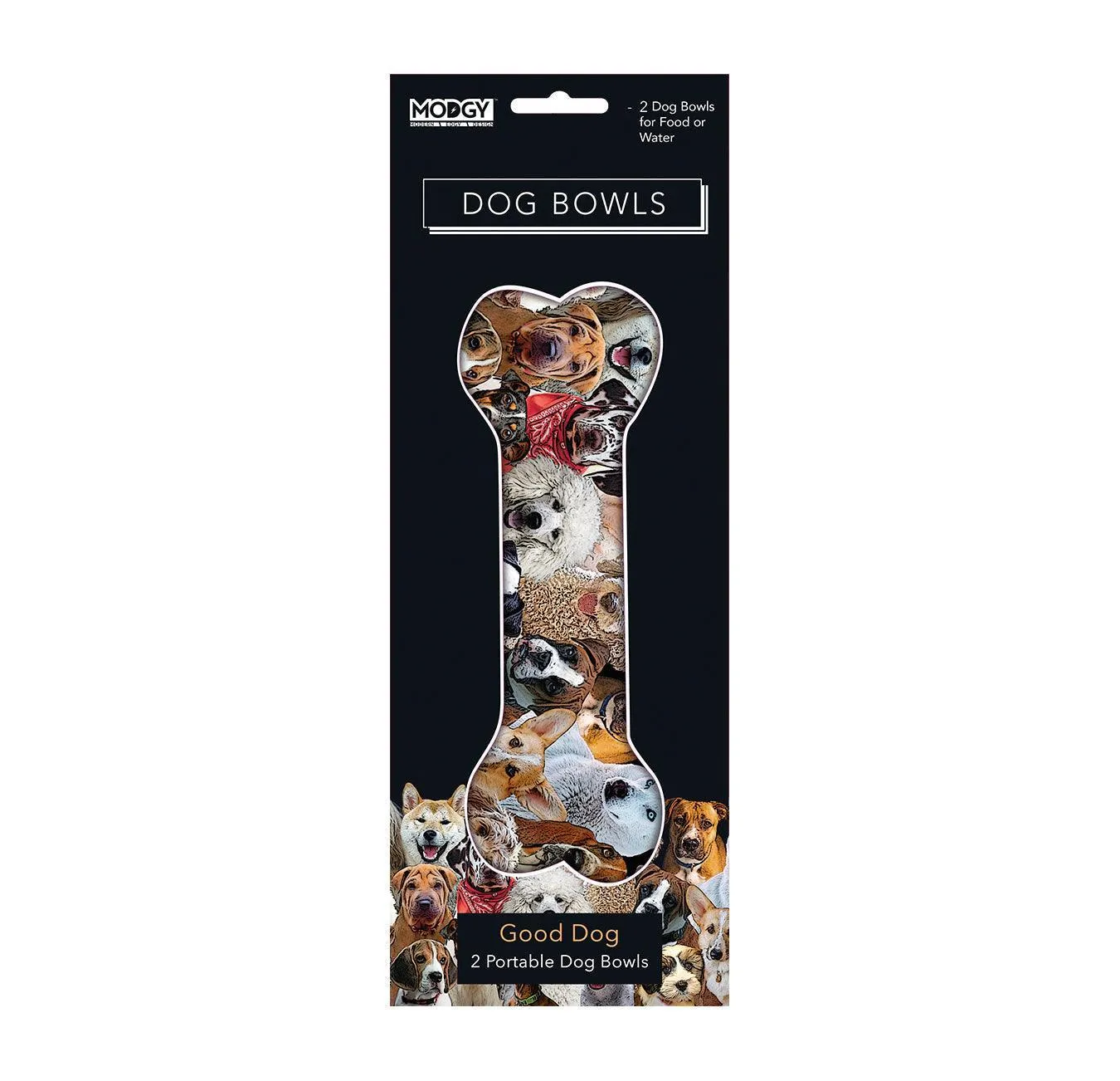 Expandable Collapsible Dog bowls (Set Of 2) - Good Dog
