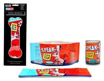 Expandable Collapsible Dog bowls (Set Of 2) - Speak!