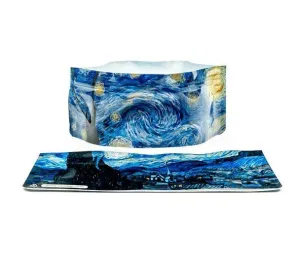Expandable Collapsible Dog bowls (Set Of 2) - Starry Night