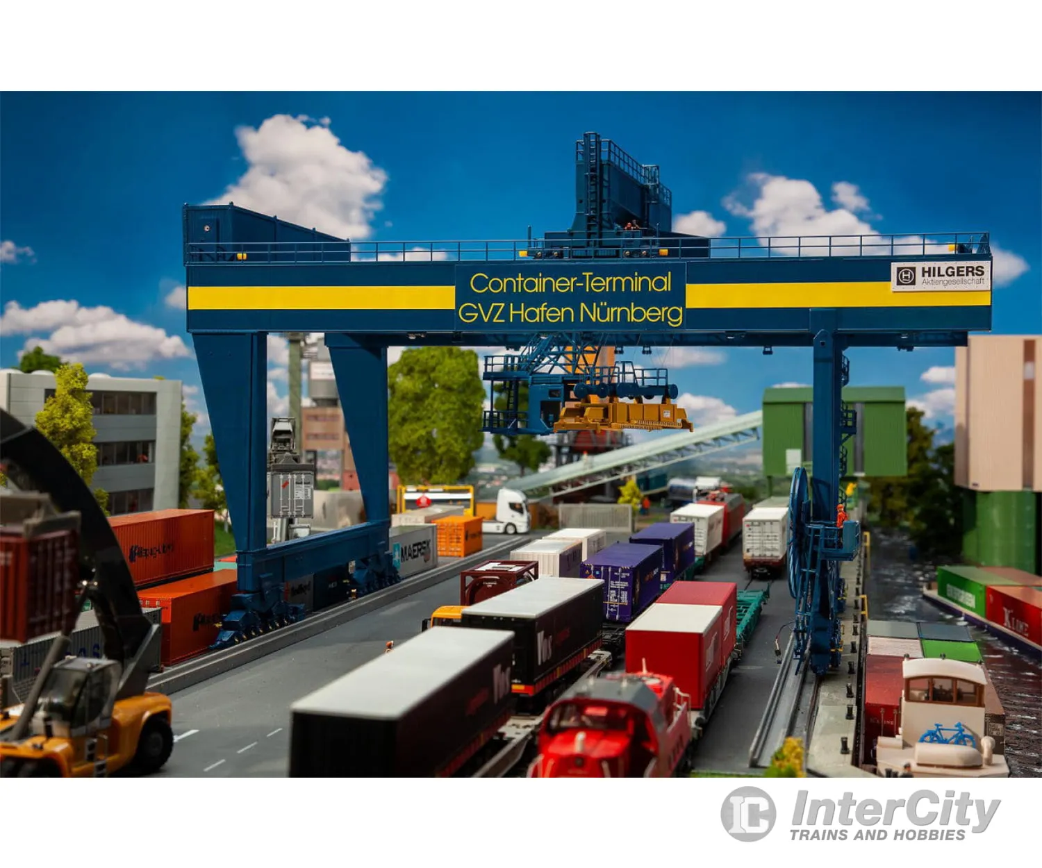 Faller 120291 HO GVZ Hafen Nürnberg Container bridge-crane