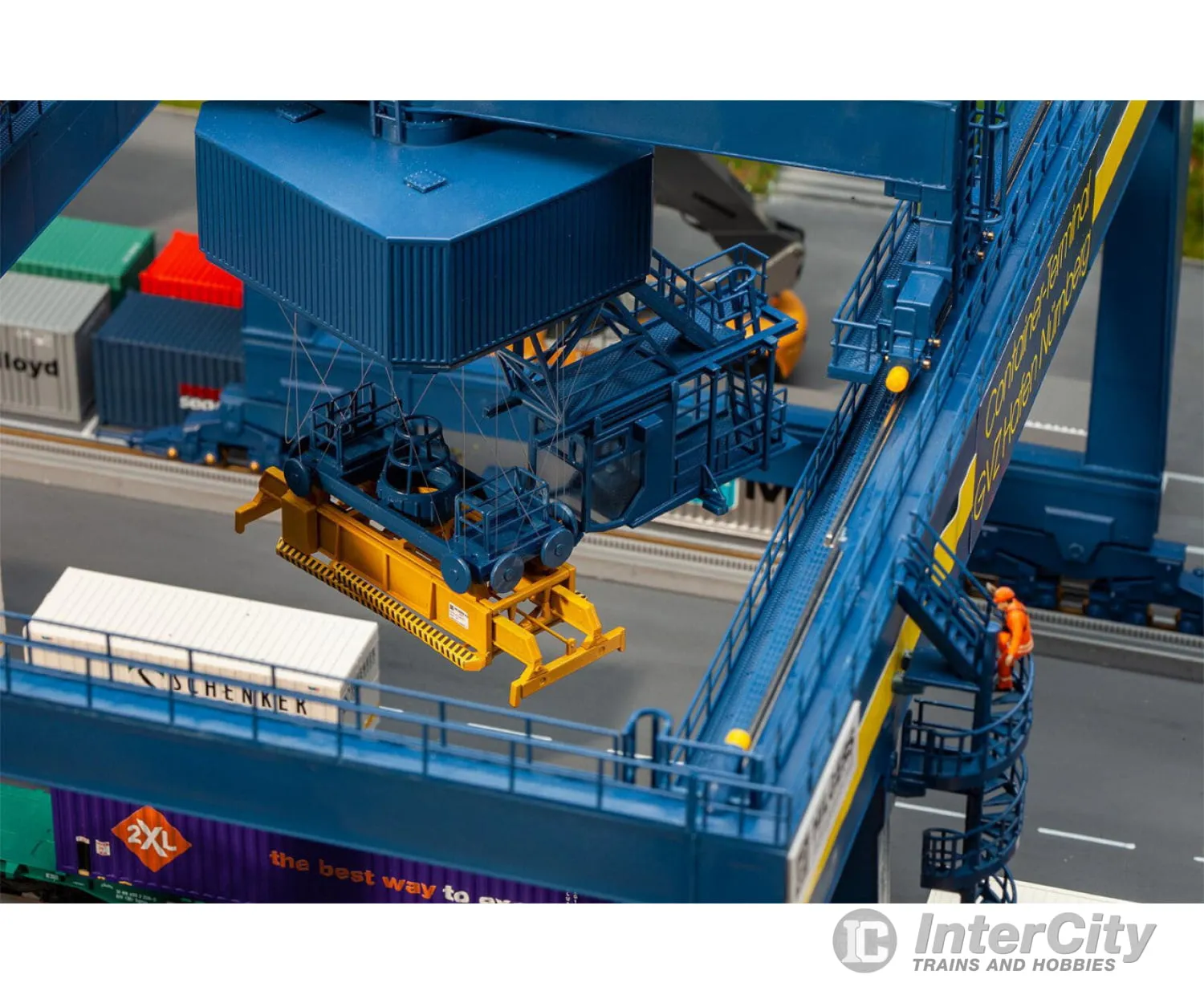 Faller 120291 HO GVZ Hafen Nürnberg Container bridge-crane