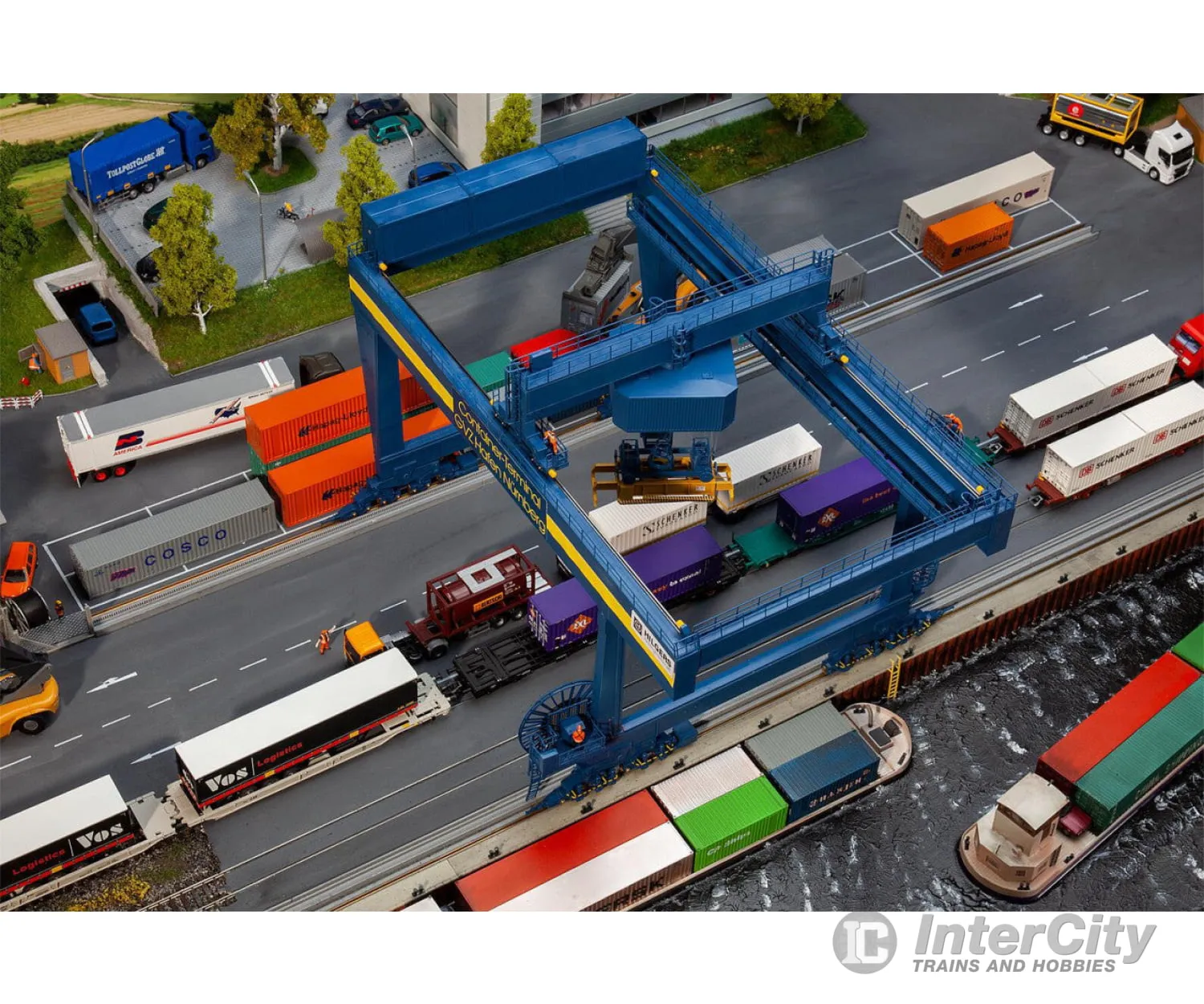 Faller 120291 HO GVZ Hafen Nürnberg Container bridge-crane