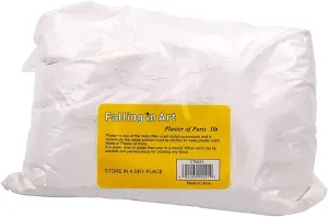 Falling in Art 5 LB Plaster of Paris Powder - Hand Mold Casting Kit Powder, Gypsum Cement, Pottery & Ceramic Plaster Powder for Crafts, Sculpture, Diorama and Home Decor