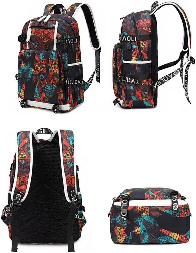 FANwenfeng Basketball Player 23 Luminous Backpack Travel Daypack Fans Bag (Style 8)