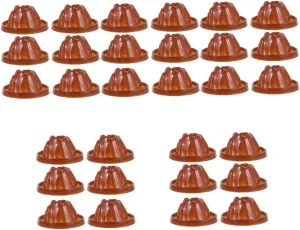 FAVOMOTO 30pcs Volcano Eruptions Science Models DIY Kits for Hands Learning Compact Volcano Shells for Educational Experiments Safe and Crafting Accessories