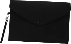 Felt File Bag Business File Folder Organizer Pouch with Lanyard Portable Document Holder for Office School and Travel Felt Material