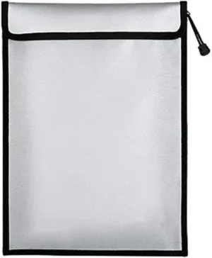 Fireproof Document Bag(2000℉) - Waterproof Fire Proof Bag for Cash with Zipper - Large Enough for Laptop - Important Document Storage Organizer - fire Safe Bag - fire Resistant Bag
