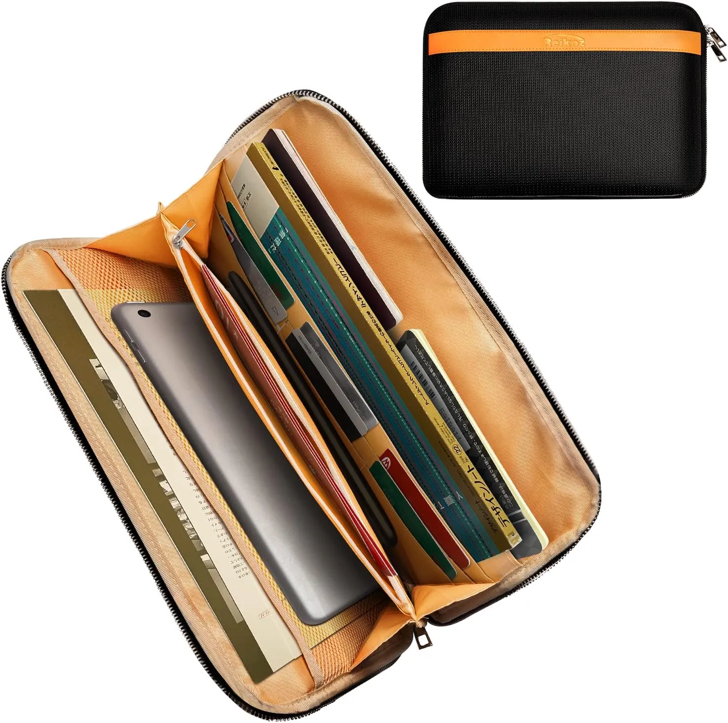Fireproof Document Bag,Waterproof Fireproof Important Document Safe File Organizer with Money Bags