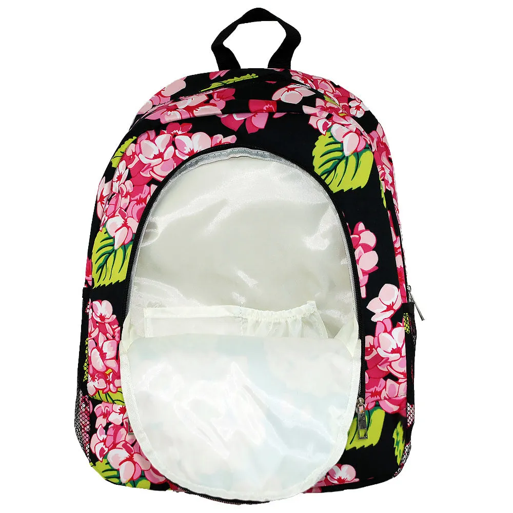 Floral Carolina Hydrangia Womens Backpack
