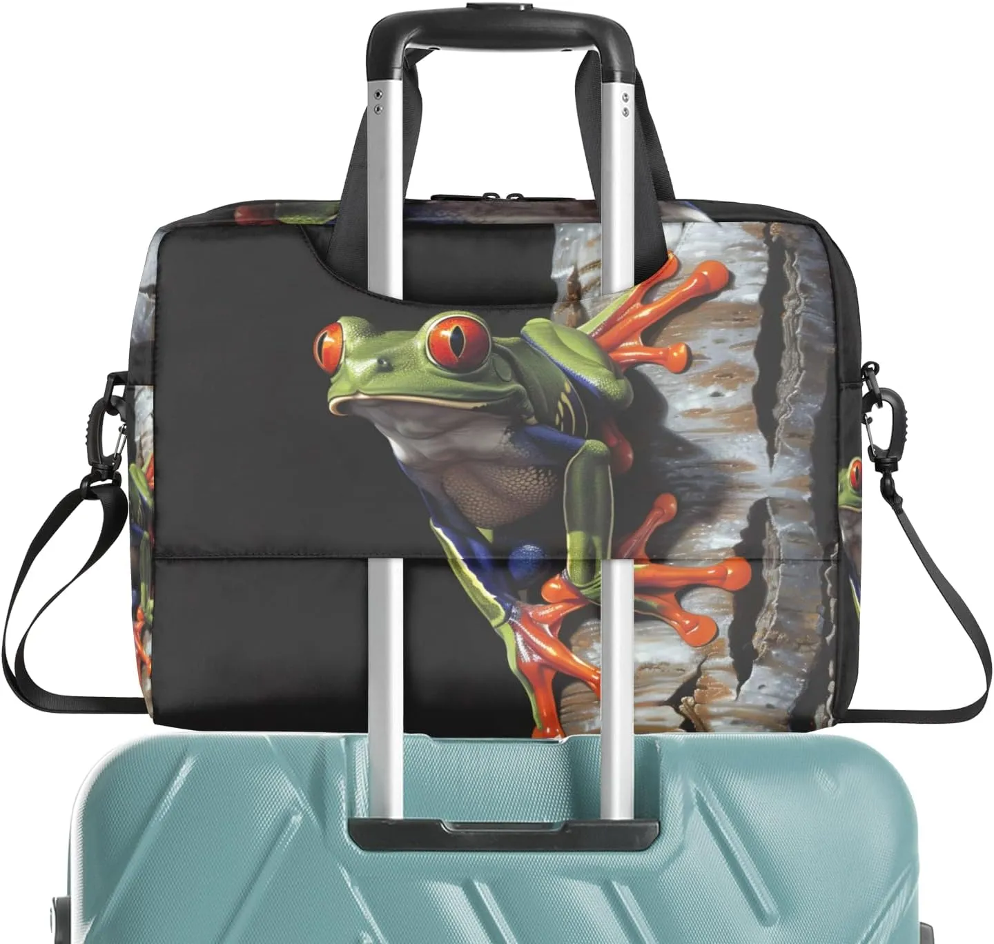 Frog Laptop Sleeve Case 14 15 15.6 inch, Frog Laptop Briefcase Shoulder Bag Waterproof Travel Computer Cover Carrying Bags