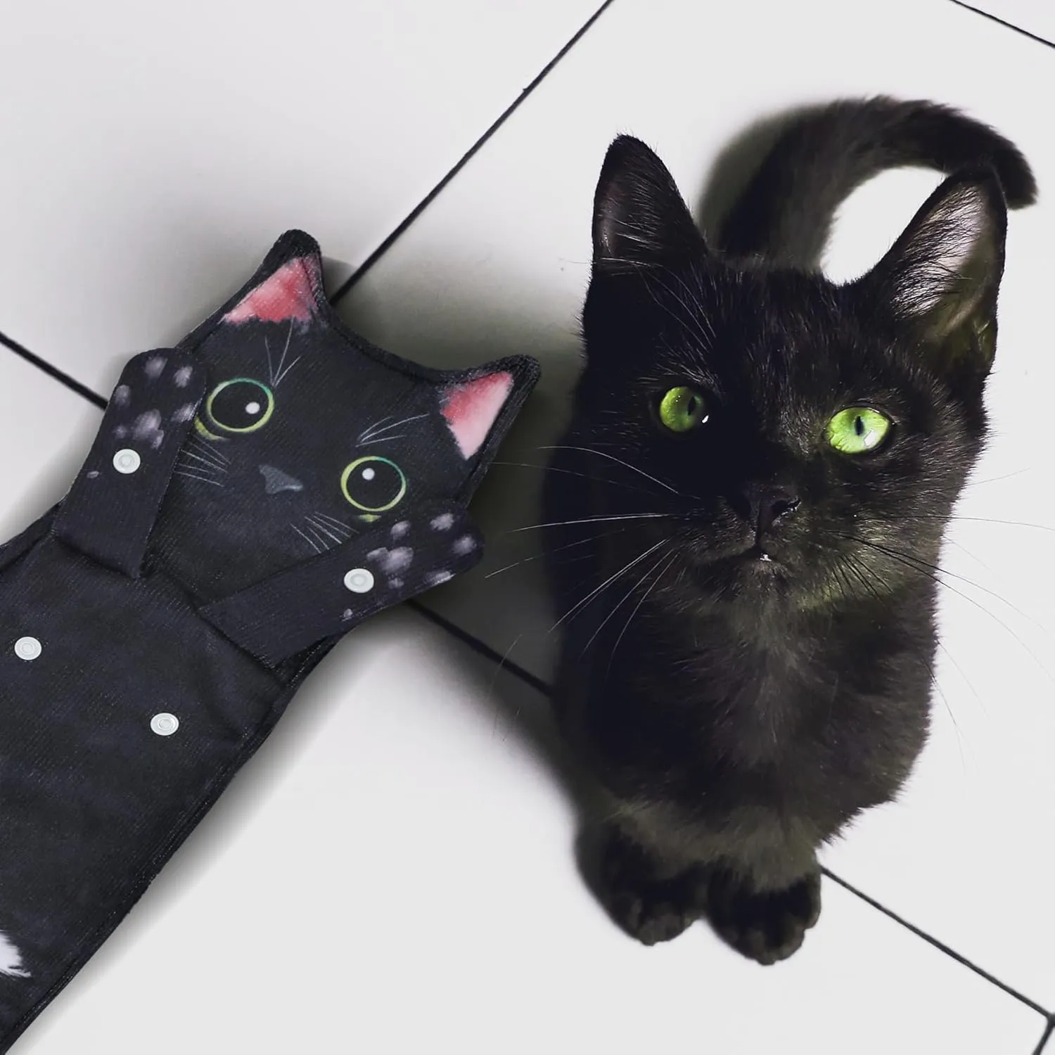 Funny Cat Hand Towels - Cute Decorative Washcloths & Face Towels, Super Absorbent & Soft - Mothers Day, Easter, House Warming & Birthday Gifts for Women Cat Lovers
