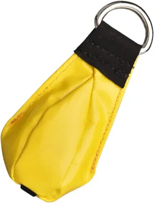 GALPADA Rescue Throw Bag Rope Connection 210g Portable Weight Multi-function Climbing Supply Wear-resistant Outdoor Gear Yellow for Tree Climbing
