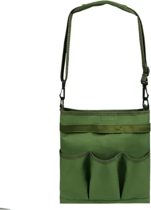 Garden Pruning Tool Bag - Canvas Shoulder Crossbody Gardening Storage Bag