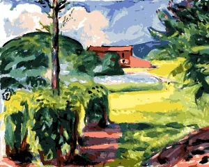 Generic Edvard Munch Collection PD (75) - Summer at Ekely - Van-Go Paint-by-Number Kit 40x50cm DIY Frame