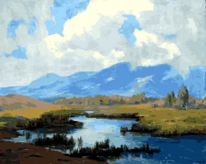Generic Storm Collection PD (1) - A Storm Over The Inyos by Lillias Waddell - Van-Go Paint-by-Number Kit 60x75cm no Frame