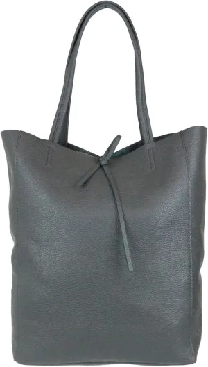 Girly HandBags Womens Open Top Genuine Leather Handbag