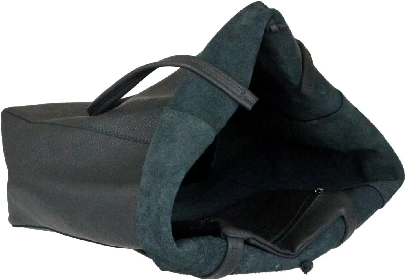 Girly HandBags Womens Open Top Genuine Leather Handbag