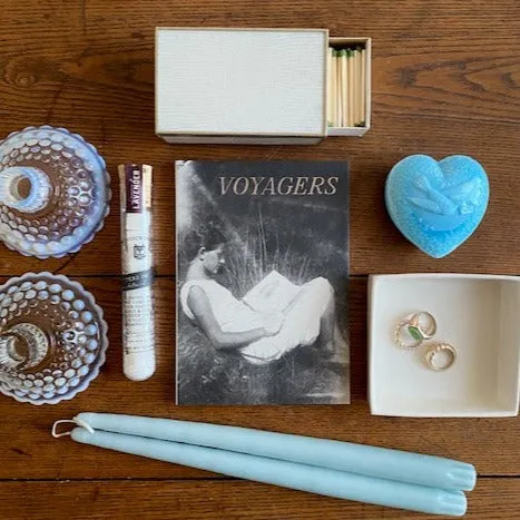Glass Matchbox Cover-White Lizard