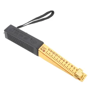 GLEAVI High-Precision Wedge Shaped Feeler Gauge for Flatness Measurement 1-15mm House Engineering Inspection Tool