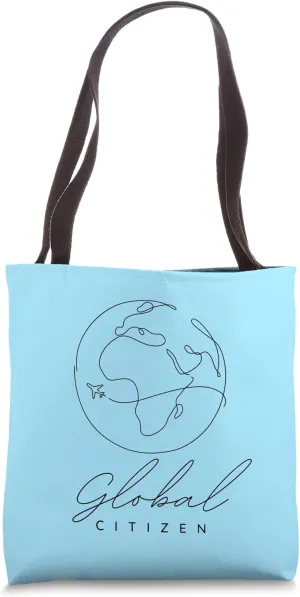 Global Citizen Aesthetic Expat Digital Nomad Travel Design Tote Bag