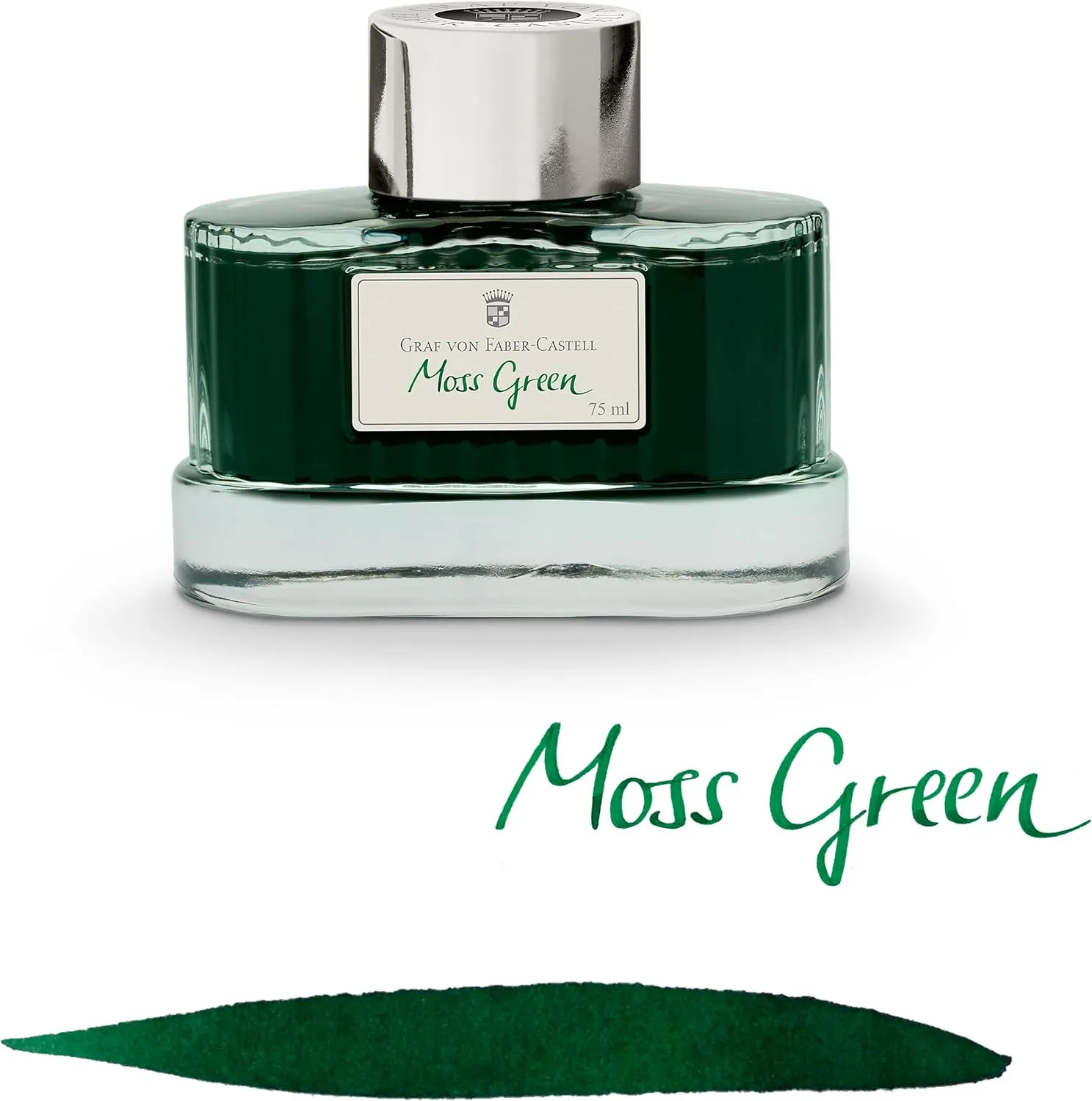 GRAF von Faber-Castell Ink Bottle, Moss Green, 75ml
