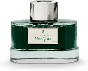 GRAF von Faber-Castell Ink Bottle, Moss Green, 75ml