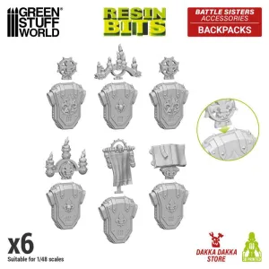 GREEN STUFF WORLD DakkaDakka - Battle Sisters of Repentance - Backpacks
