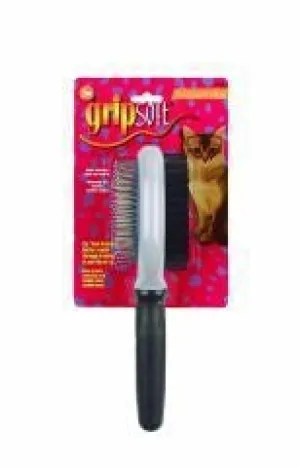 Gripsoft Double Sided Cat Brush Grooming Tool