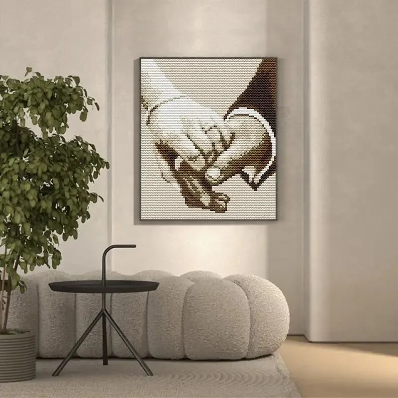 Hand in Hand Stamped Cross Stitch Kits For Beginners